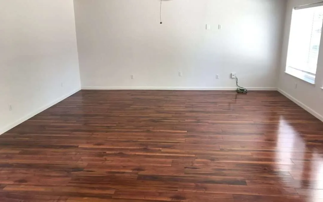 Living room before staging
